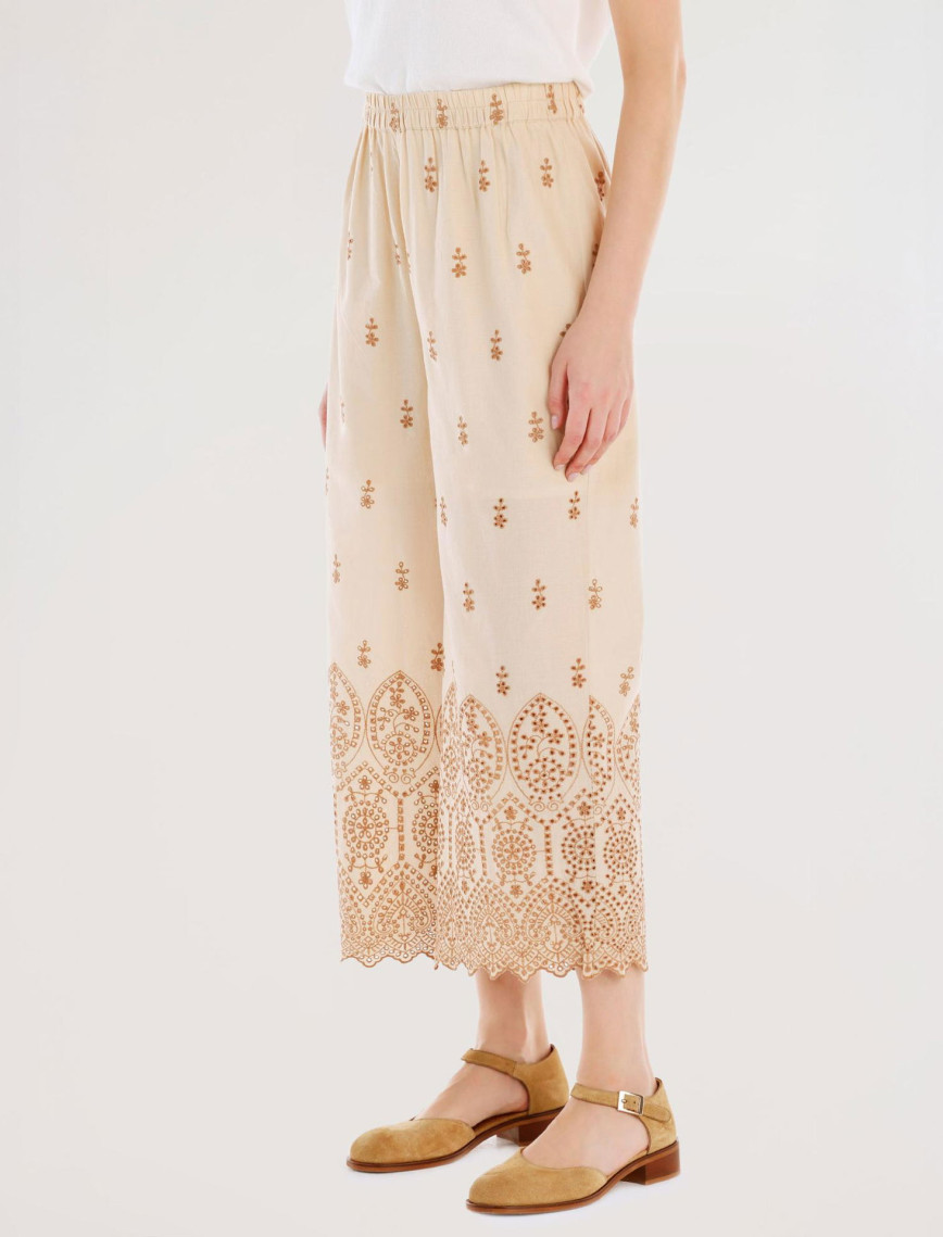 YARGICI Nakış Detaylı Pantolon YARGICI Nakış Detaylı Pantolon