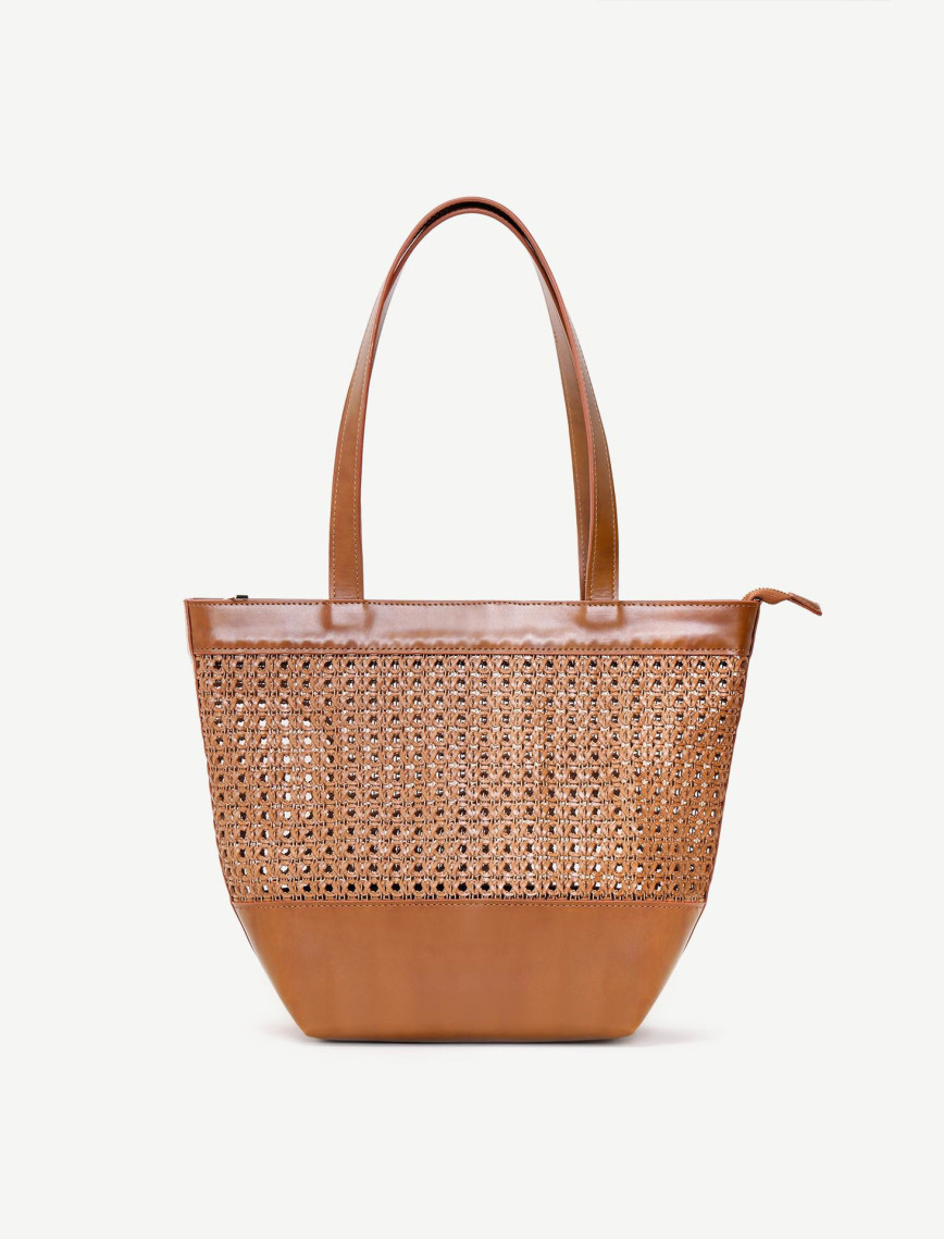 YARGICI Örgü Detaylı Omuz Çantası YARGICI Örgü Detaylı Omuz Çantası