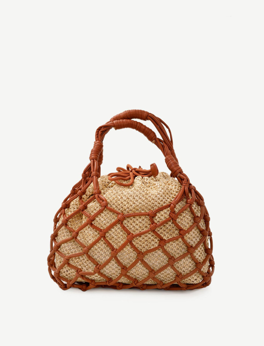 YARGICI Kese Detaylı File El Çantası YARGICI Kese Detaylı File El Çantası