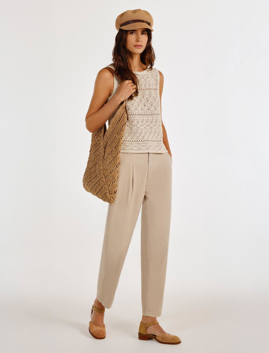 YARGICI Arka Cep Detaylı Normal Bel Rahat Kalıp Pantolon YARGICI Arka Cep Detaylı Normal Bel Rahat Kalıp Pantolon