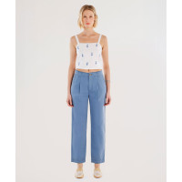 YARGICI Arka Cep Detaylı Normal Bel Rahat Kalıp Pantolon YARGICI Arka Cep Detaylı Normal Bel Rahat Kalıp Pantolon