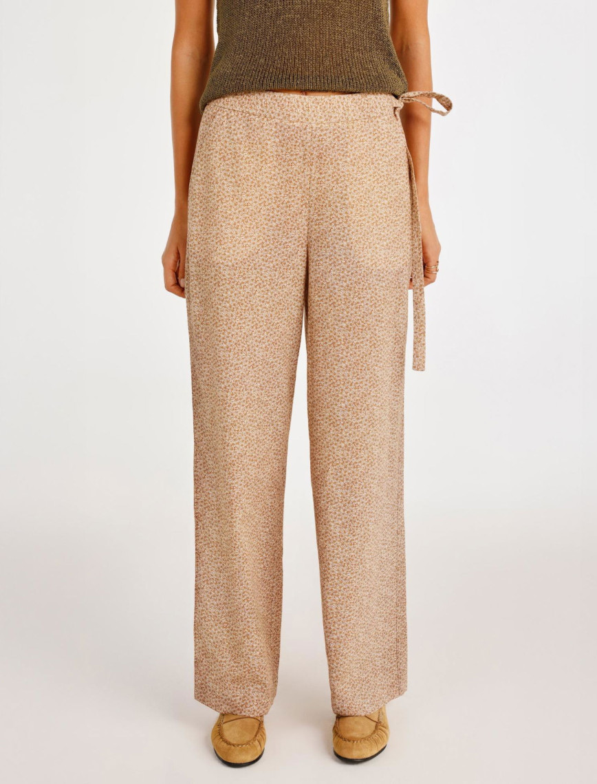 Bağlama Detaylı Pantolon Bağlama Detaylı Pantolon