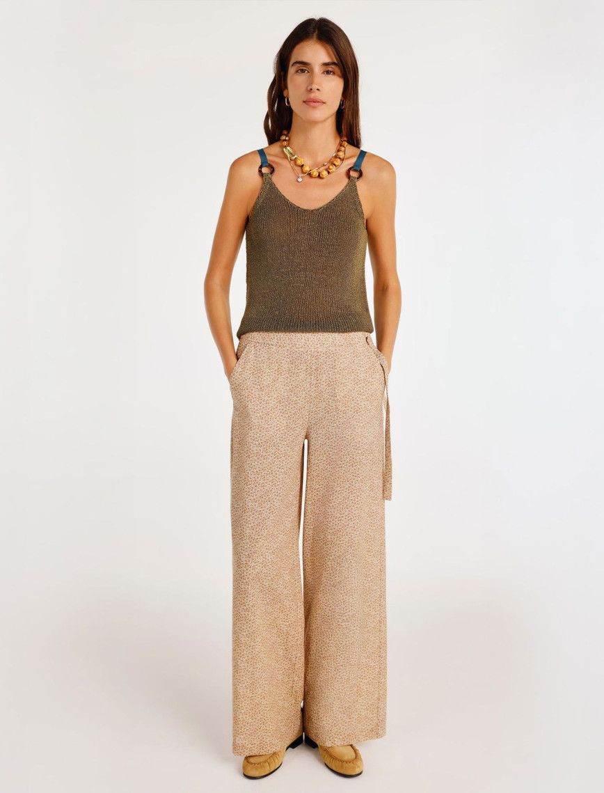 Bağlama Detaylı Pantolon Bağlama Detaylı Pantolon