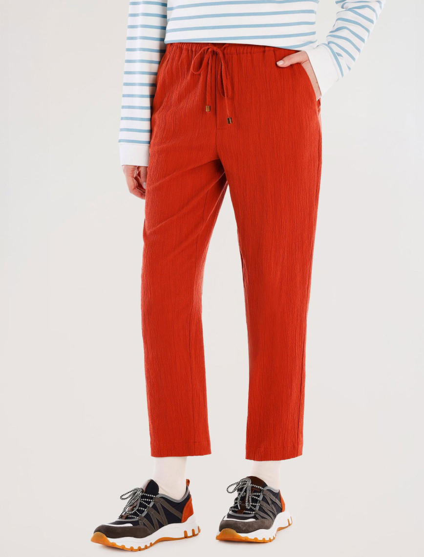 YARGICI Beli Bağlama Detaylı Pantolon YARGICI Beli Bağlama Detaylı Pantolon