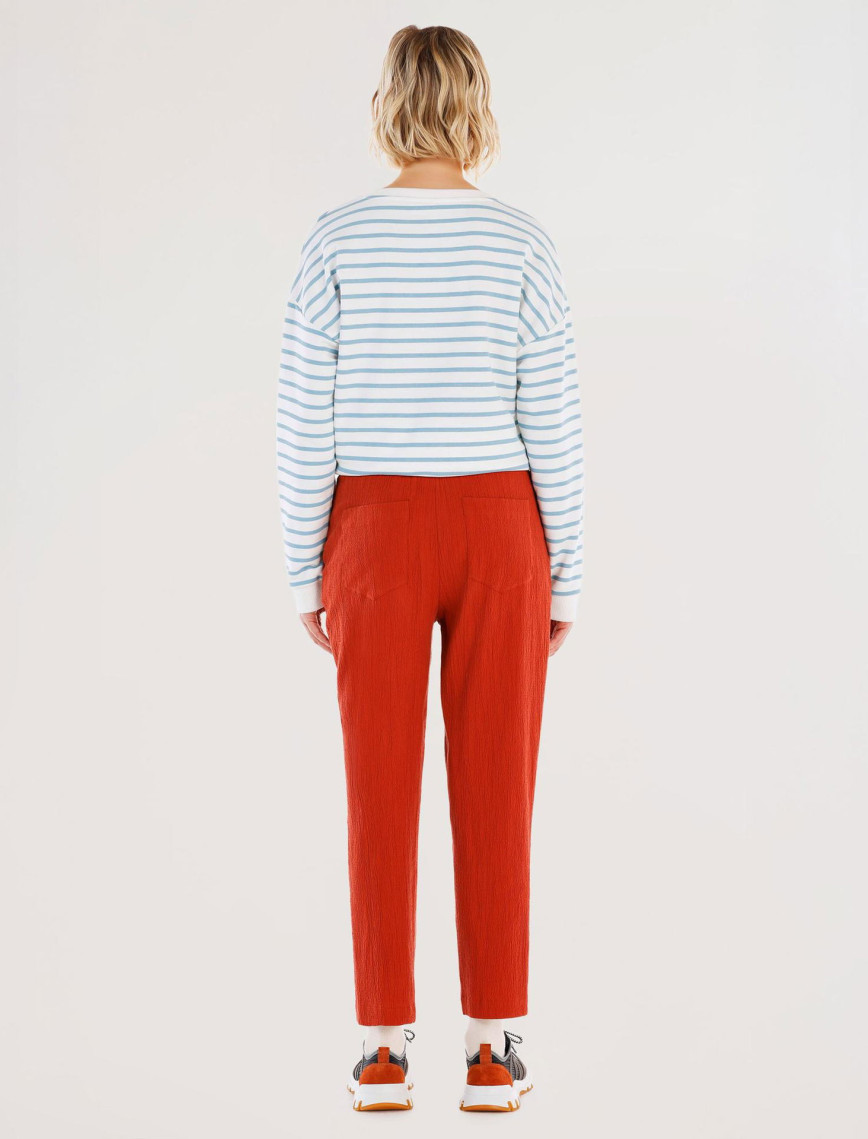 YARGICI Beli Bağlama Detaylı Pantolon YARGICI Beli Bağlama Detaylı Pantolon