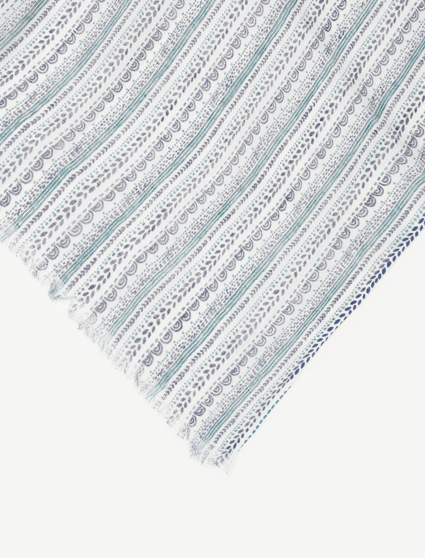 YARGICI Keten Karışımlı Çizgili Şal YARGICI Keten Karışımlı Çizgili Şal