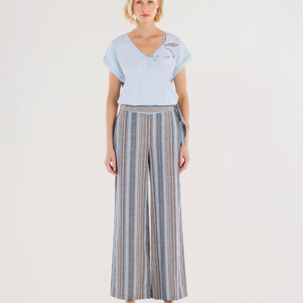 Bağlama Detaylı Pantolon Bağlama Detaylı Pantolon