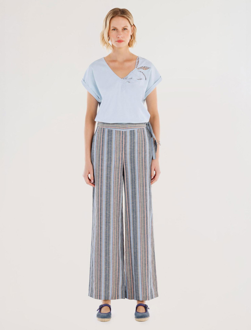 Bağlama Detaylı Pantolon Bağlama Detaylı Pantolon