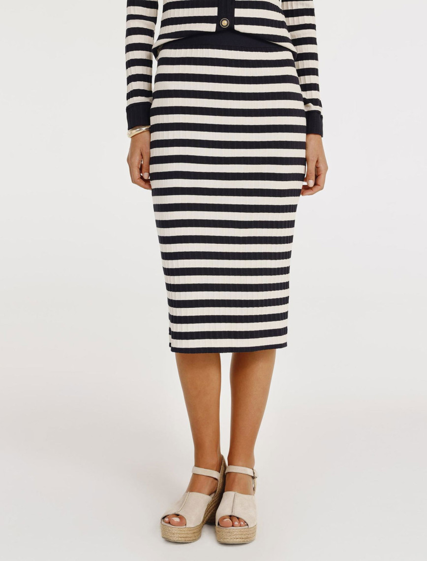 YARGICI Beli Lastikli Midi Boy Etek YARGICI Beli Lastikli Midi Boy Etek