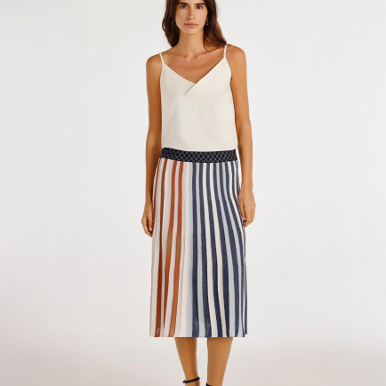 YARGICI Pliseli Midi Triko Etek YARGICI Pliseli Midi Triko Etek