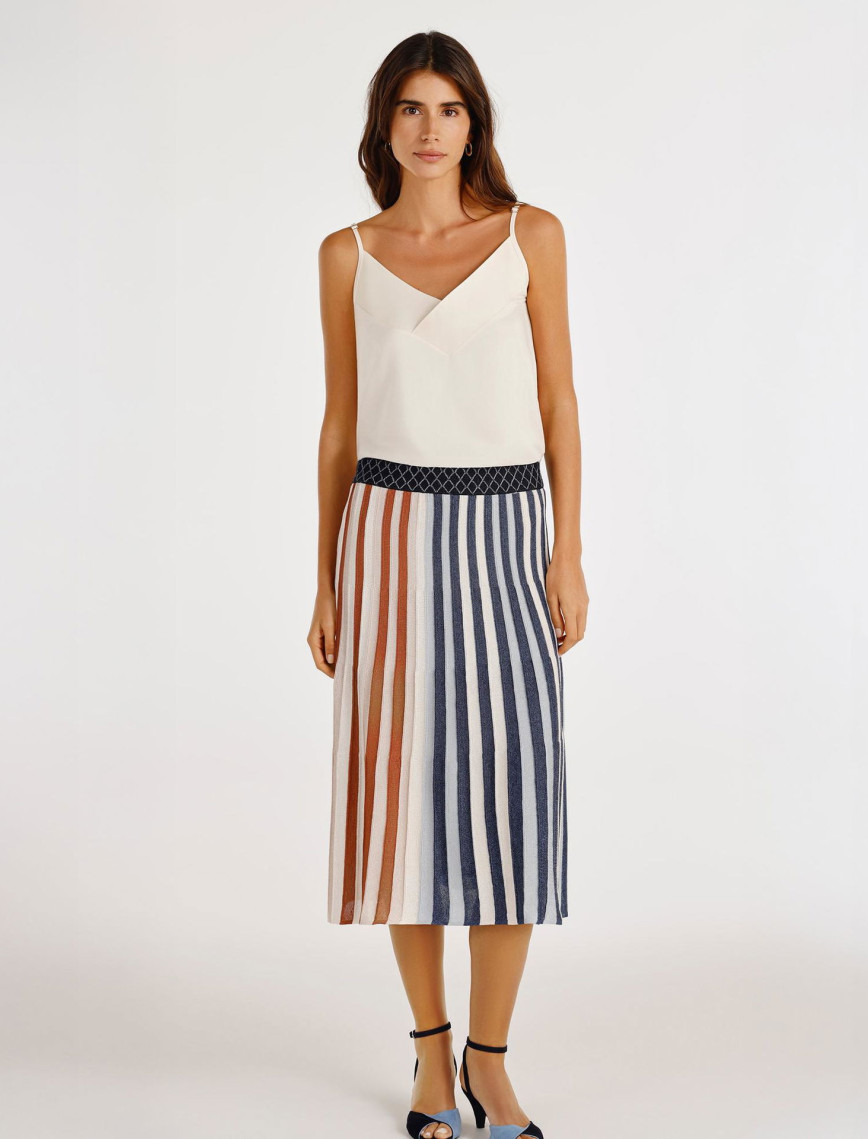 YARGICI Pliseli Midi Triko Etek YARGICI Pliseli Midi Triko Etek