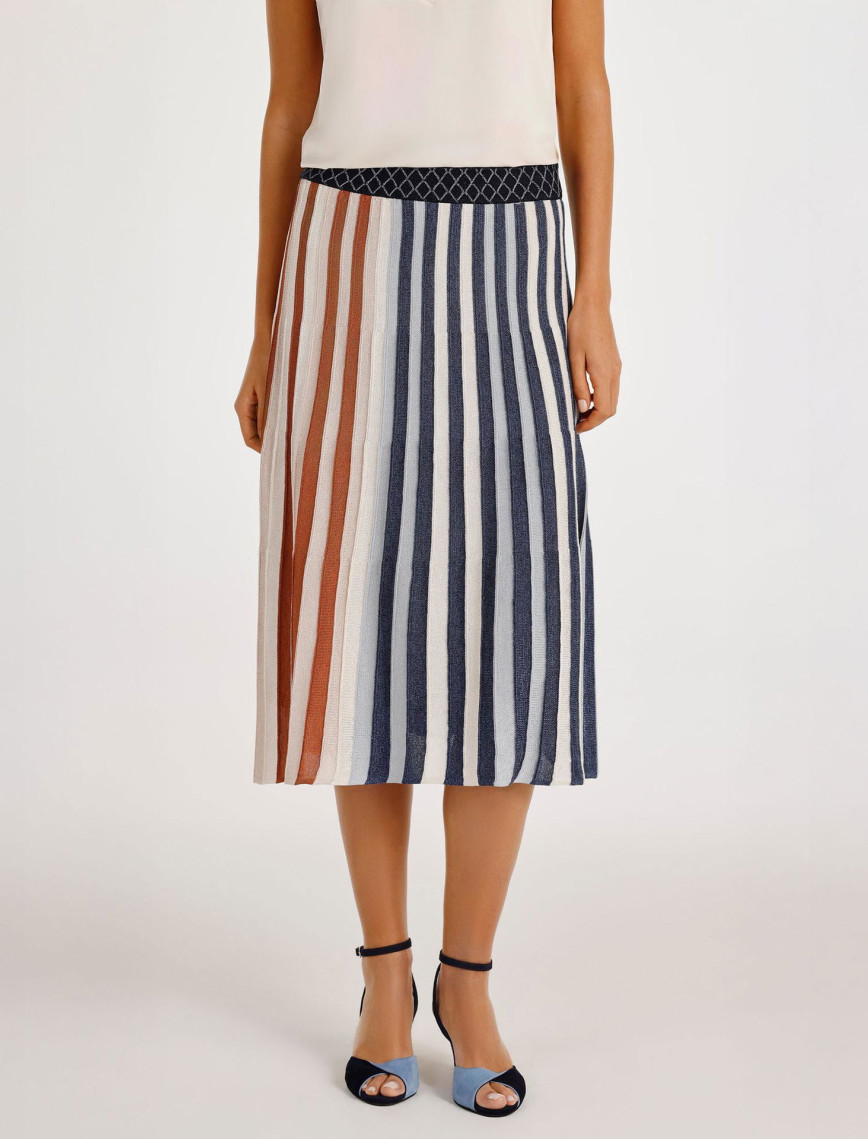 YARGICI Pliseli Midi Triko Etek YARGICI Pliseli Midi Triko Etek