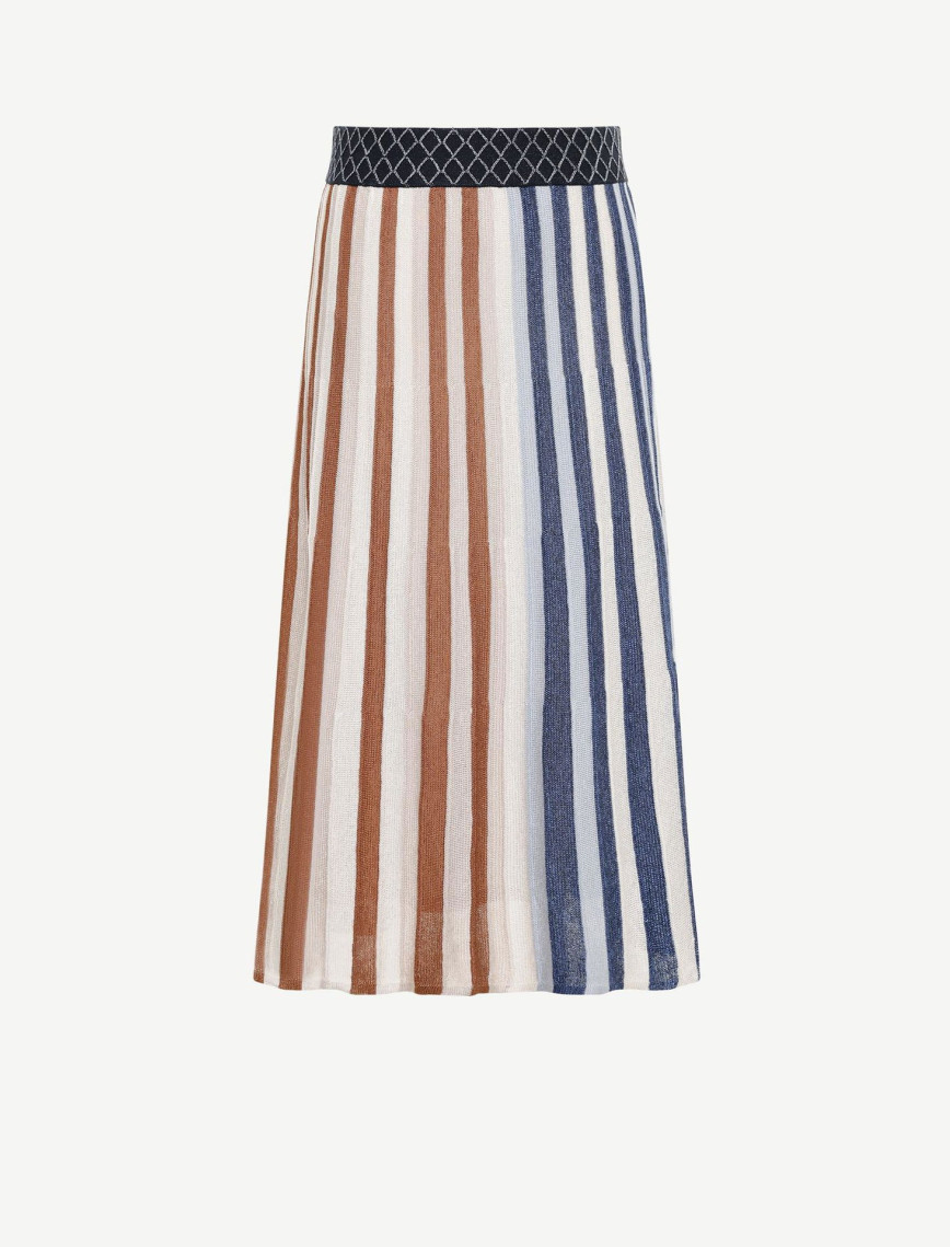 YARGICI Pliseli Midi Triko Etek YARGICI Pliseli Midi Triko Etek