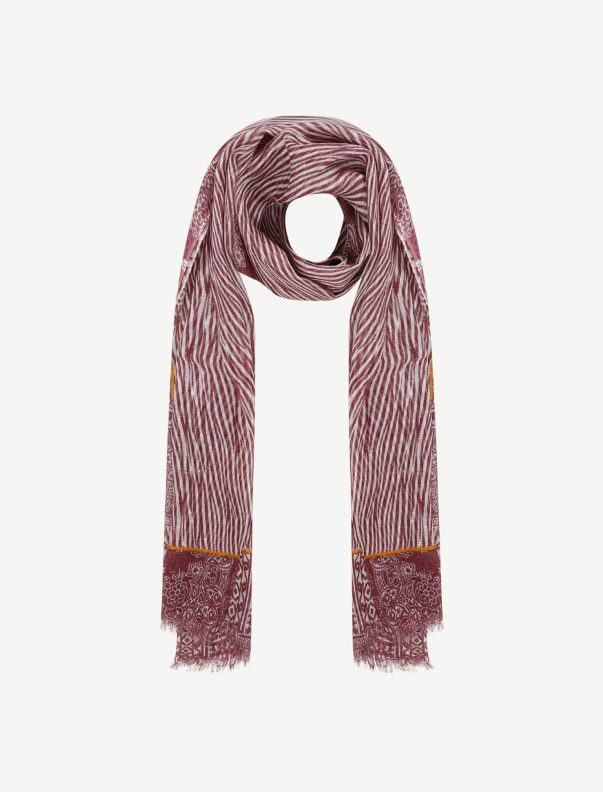 YARGICI Desenli Keten Şal YARGICI Desenli Keten Şal