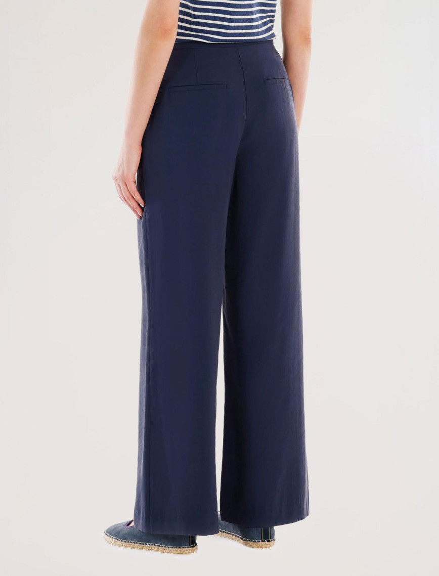 YARGICI Kruvaze Kapamalı Düz Kesim Pantolon YARGICI Kruvaze Kapamalı Düz Kesim Pantolon