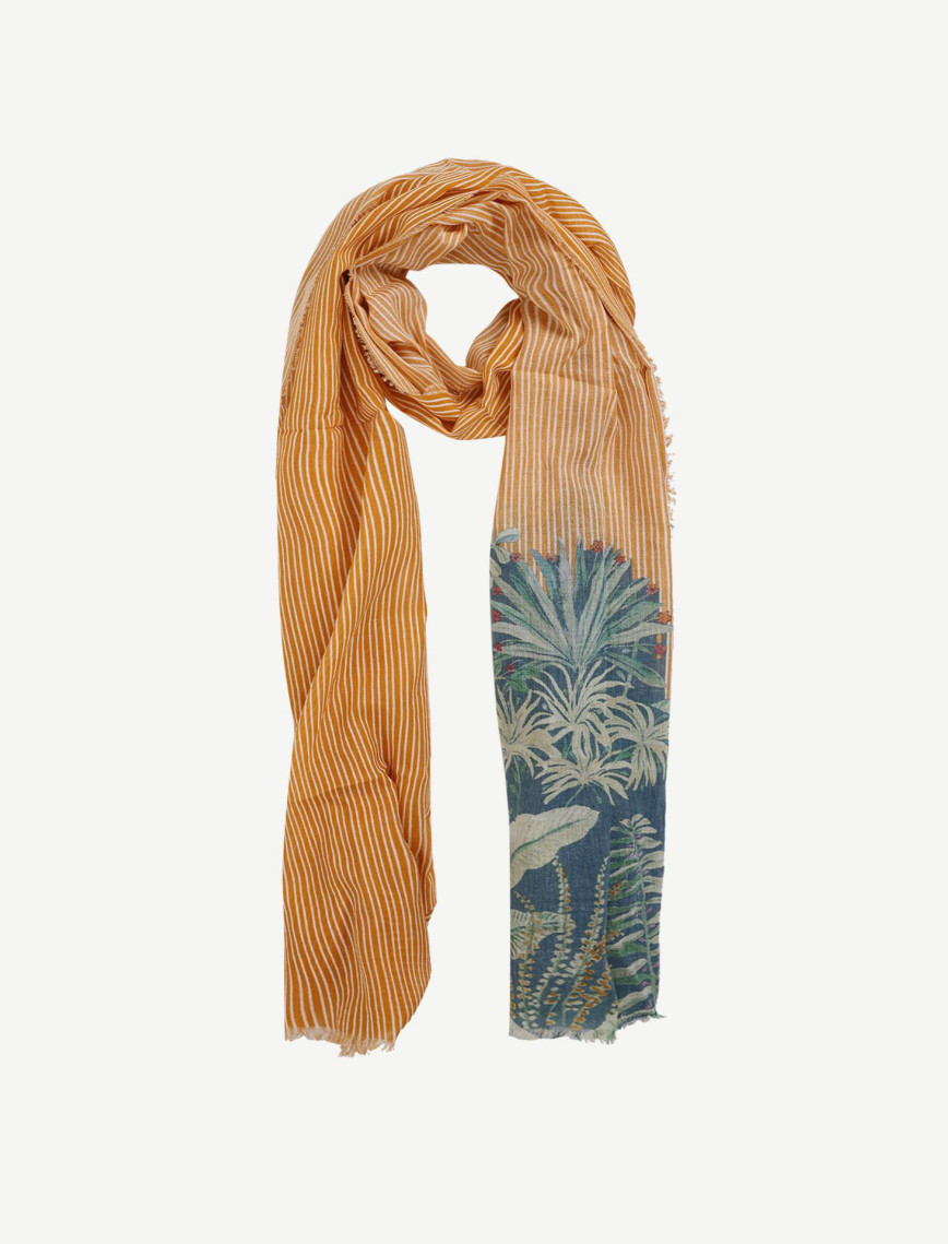 YARGICI Yaprak Desenli Şal YARGICI Yaprak Desenli Şal