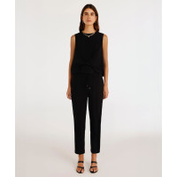 YARGICI Beli Bağlama Detaylı Pantolon YARGICI Beli Bağlama Detaylı Pantolon