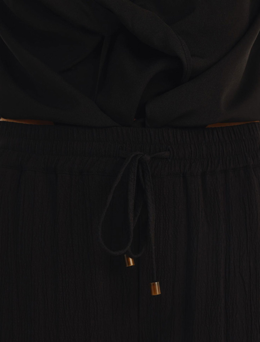 YARGICI Beli Bağlama Detaylı Pantolon YARGICI Beli Bağlama Detaylı Pantolon