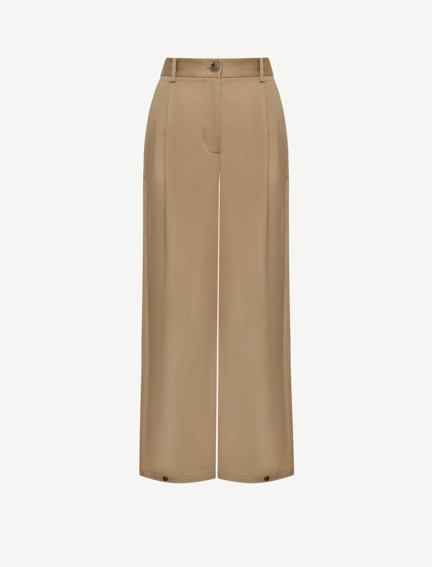 Ayarlanabilir Paça Düz Kesim Pantolon Ayarlanabilir Paça Düz Kesim Pantolon