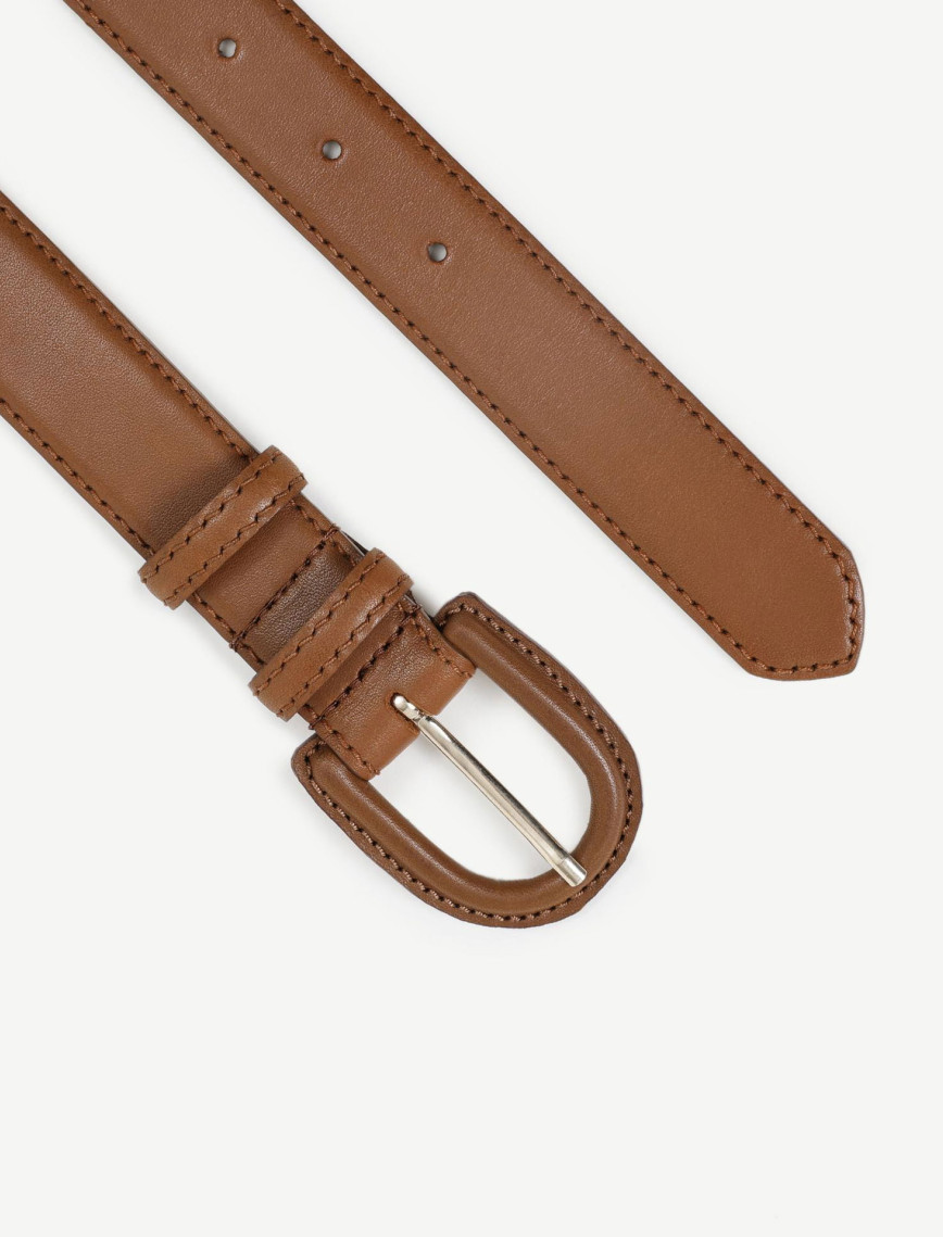 YARGICI Deri Kaplama Tokalı Deri Kemer YARGICI Deri Kaplama Tokalı Deri Kemer