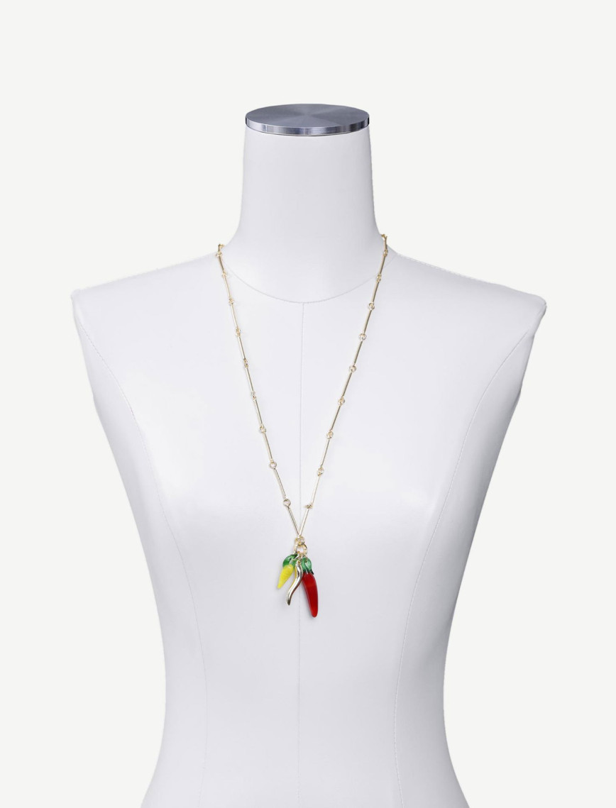 YARGICI Charm Detaylı Uzun Kolye YARGICI Charm Detaylı Uzun Kolye