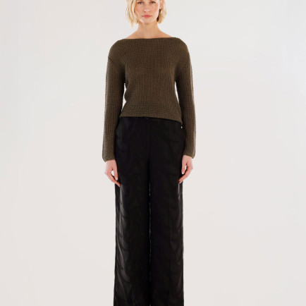 YARGICI Nervür Detaylı Pantolon YARGICI Nervür Detaylı Pantolon