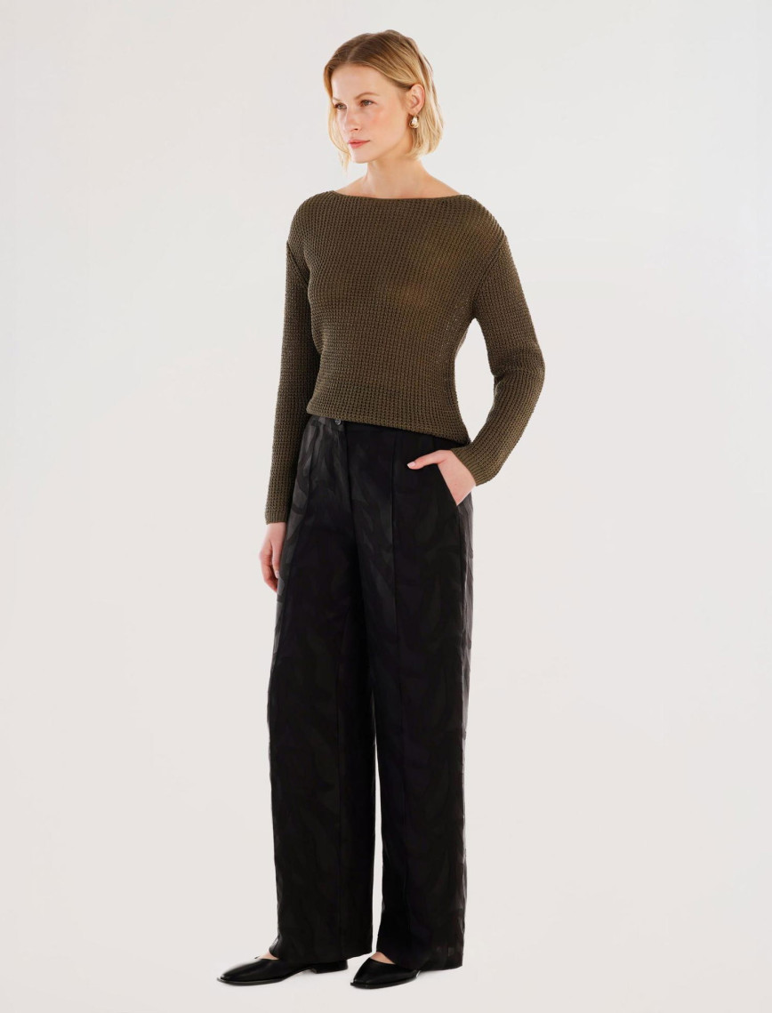 YARGICI Nervür Detaylı Pantolon YARGICI Nervür Detaylı Pantolon