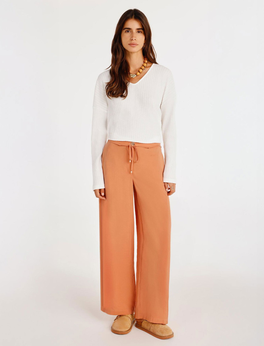 YARGICI Bağlama Detaylı Pantolon YARGICI Bağlama Detaylı Pantolon