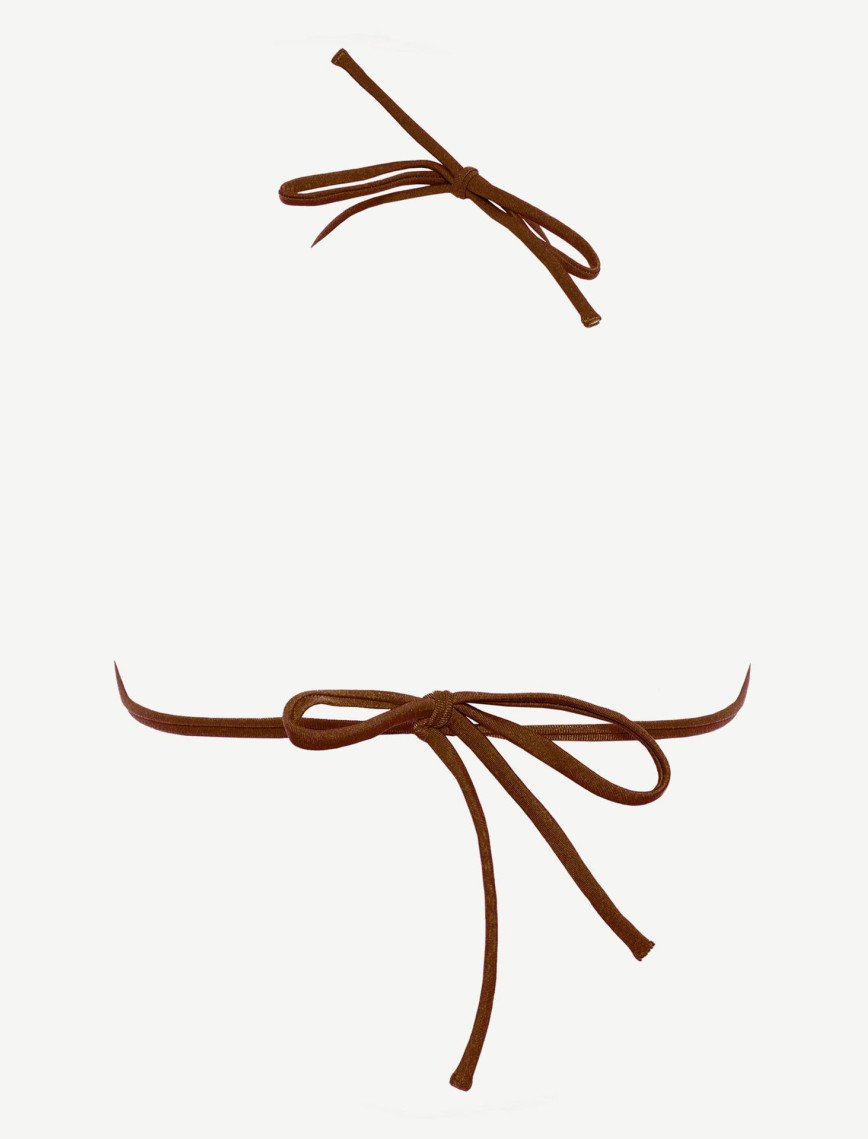 YARGICI Boncuk Detaylı Üçgen Bikini Üst YARGICI Boncuk Detaylı Üçgen Bikini Üst