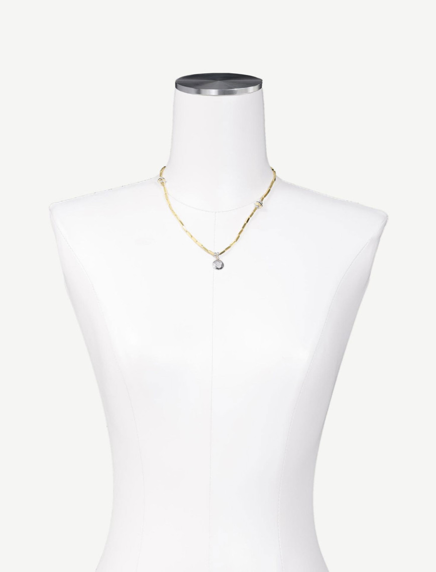 YARGICI Kalp Uçlu Gold Kolye YARGICI Kalp Uçlu Gold Kolye