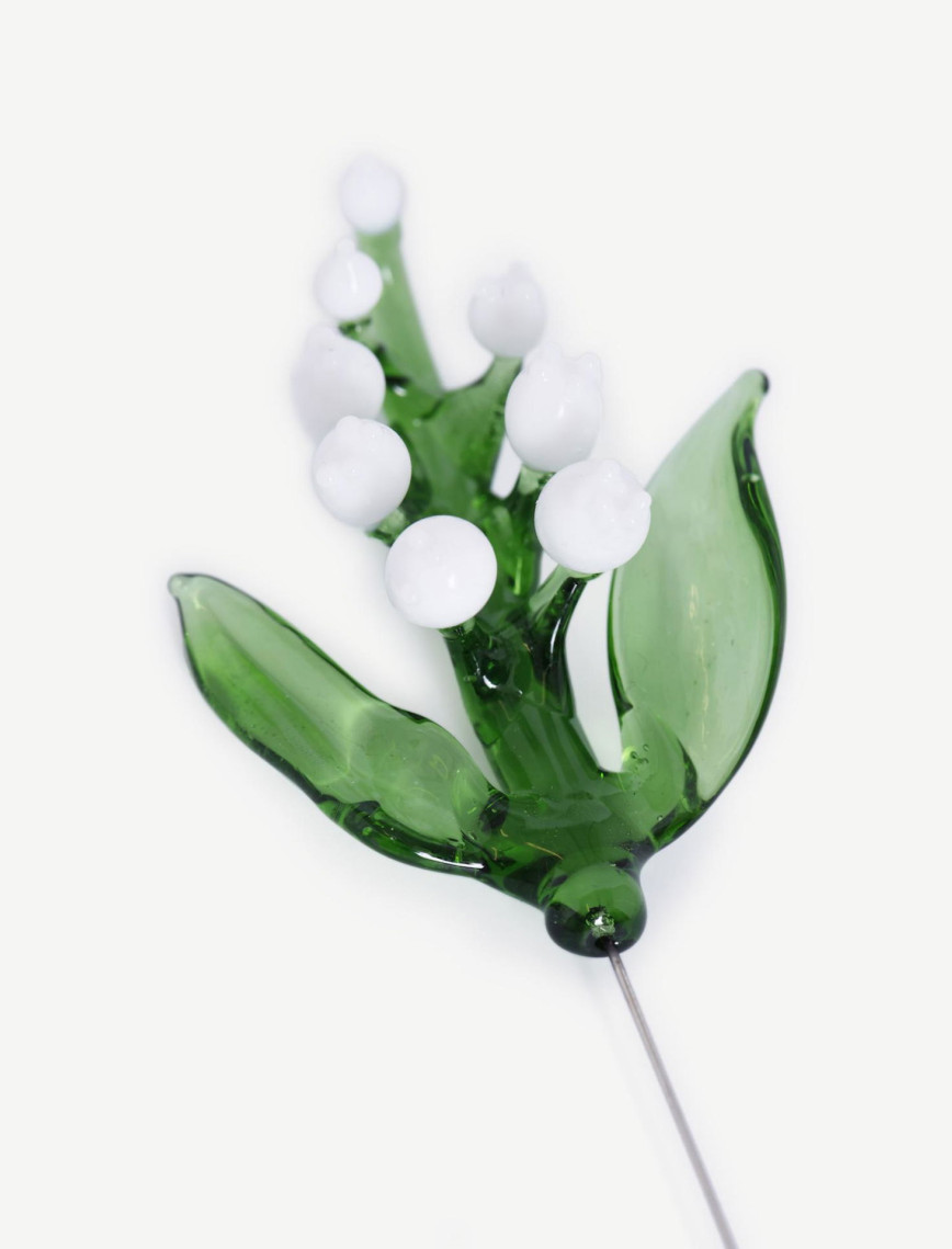 YARGICI El Yapımı Tomurcuk Figürlü Cam Broş YARGICI El Yapımı Tomurcuk Figürlü Cam Broş