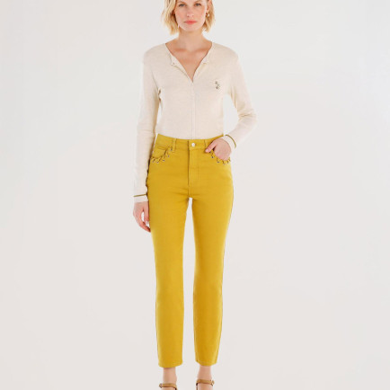 YARGICI Cep Detaylı Dar Kalıp Pantolon YARGICI Cep Detaylı Dar Kalıp Pantolon