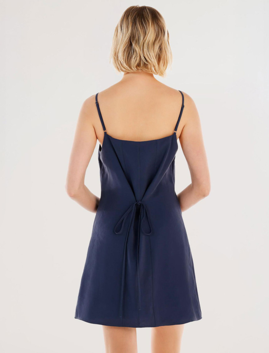 YARGICI Askılı Kemer Detaylı Mini Elbise YARGICI Askılı Kemer Detaylı Mini Elbise