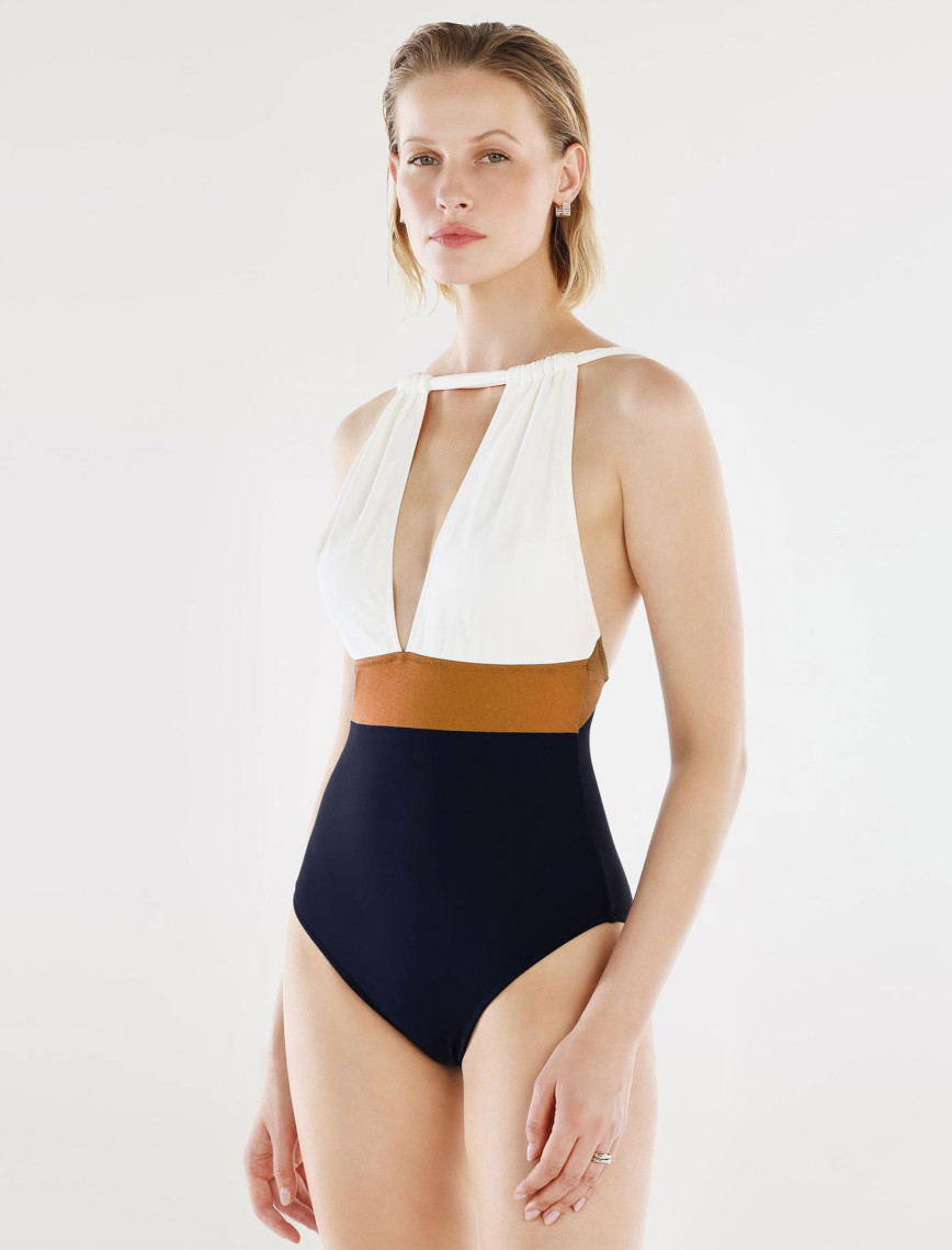 YARGICI Dekolteli Halter Yaka Mayo YARGICI Dekolteli Halter Yaka Mayo