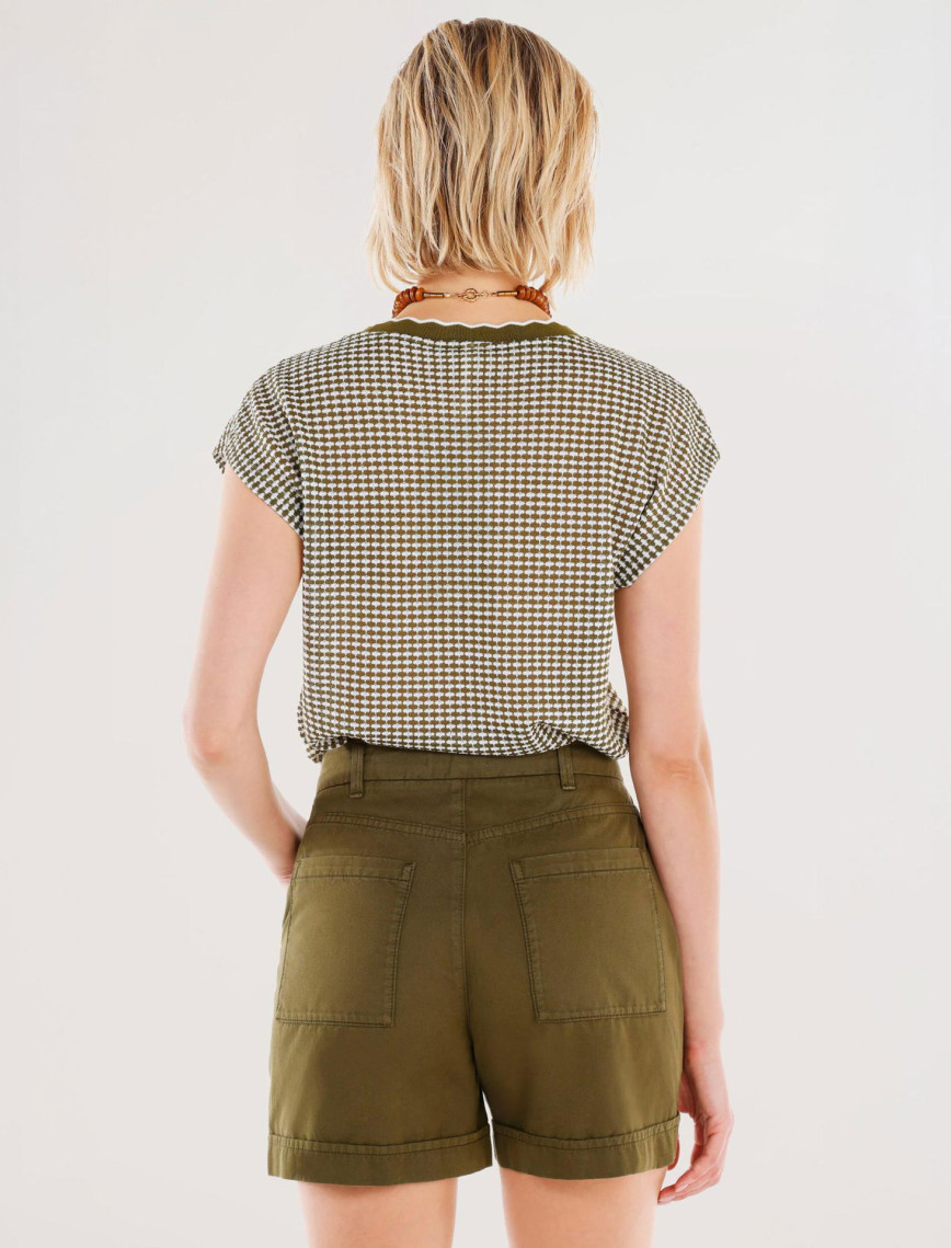 YARGICI Cep Detaylı Bermuda YARGICI Cep Detaylı Bermuda