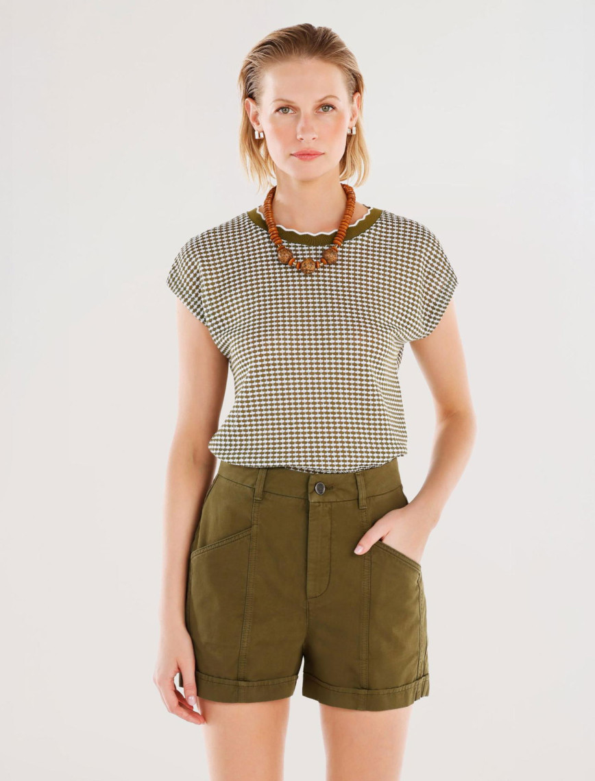 YARGICI Cep Detaylı Bermuda YARGICI Cep Detaylı Bermuda