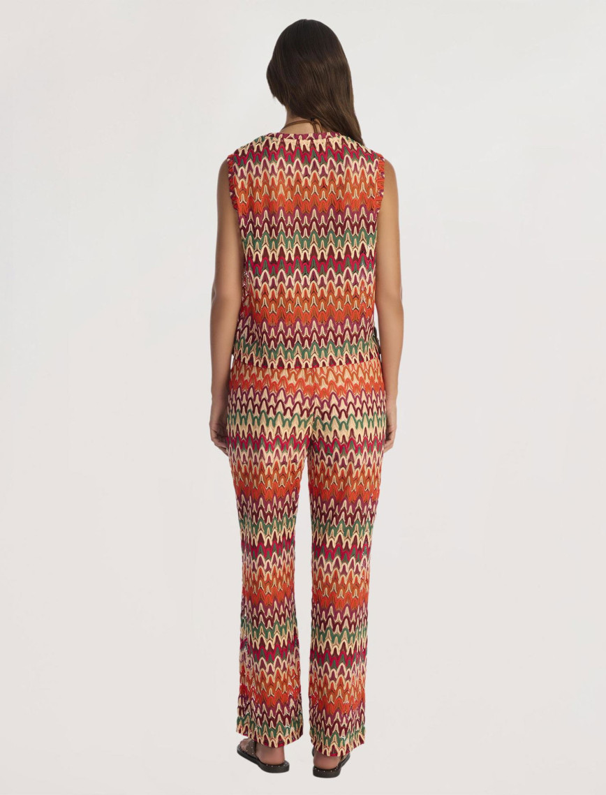 YARGICI Regular Bisiklet Yaka Kolsuz Kol Bluz YARGICI Regular Bisiklet Yaka Kolsuz Kol Bluz