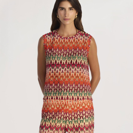 YARGICI Regular Bisiklet Yaka Kolsuz Kol Bluz YARGICI Regular Bisiklet Yaka Kolsuz Kol Bluz