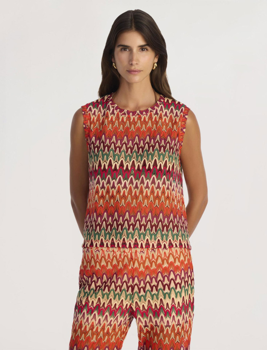 YARGICI Regular Bisiklet Yaka Kolsuz Kol Bluz YARGICI Regular Bisiklet Yaka Kolsuz Kol Bluz