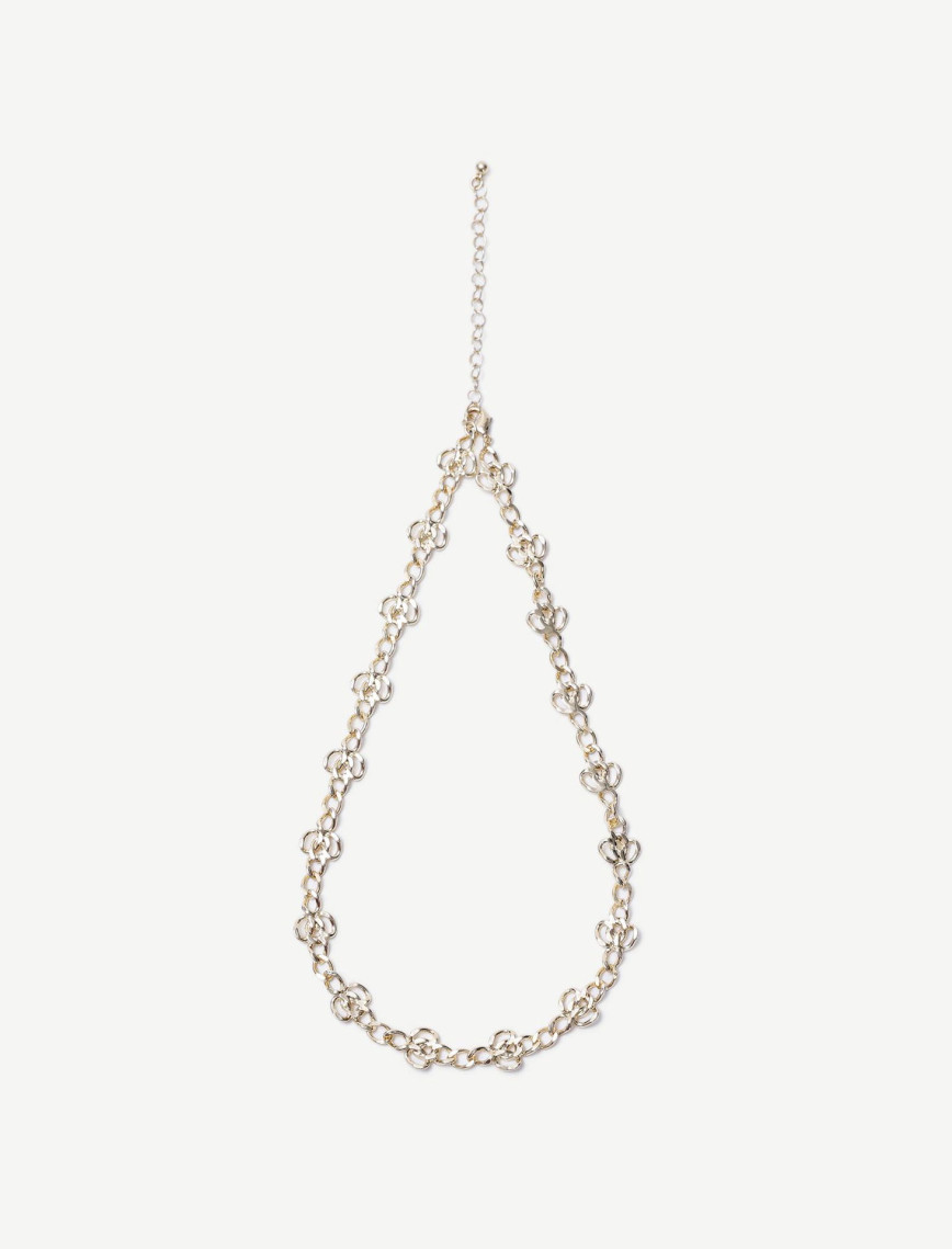 YARGICI Çiçek Formlu Gold Kolye YARGICI Çiçek Formlu Gold Kolye