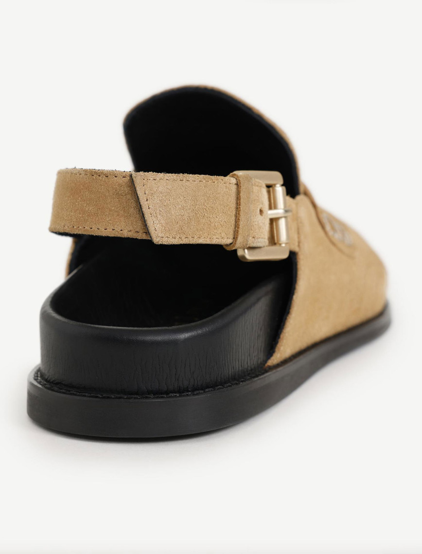 YARGICI Atkılı Arkası Açık Deri Ayakkabı YARGICI Atkılı Arkası Açık Deri Ayakkabı