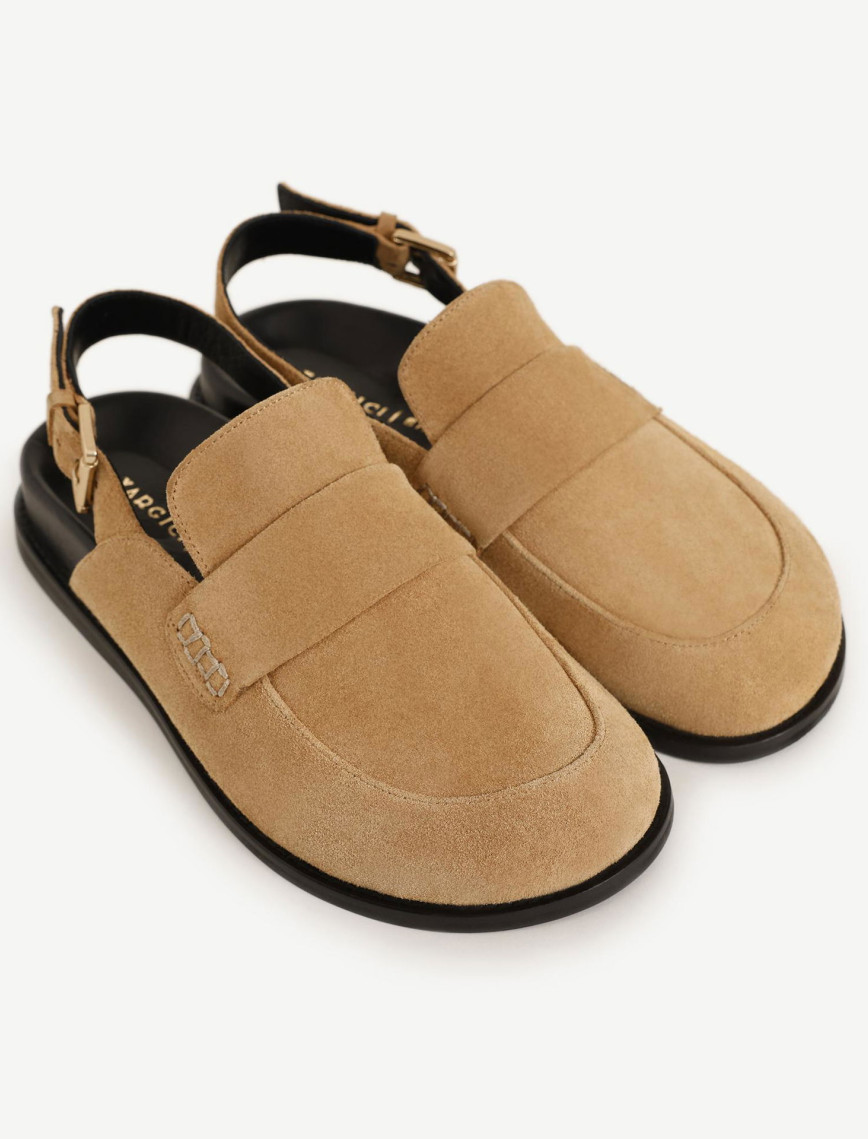 YARGICI Atkılı Arkası Açık Deri Ayakkabı YARGICI Atkılı Arkası Açık Deri Ayakkabı