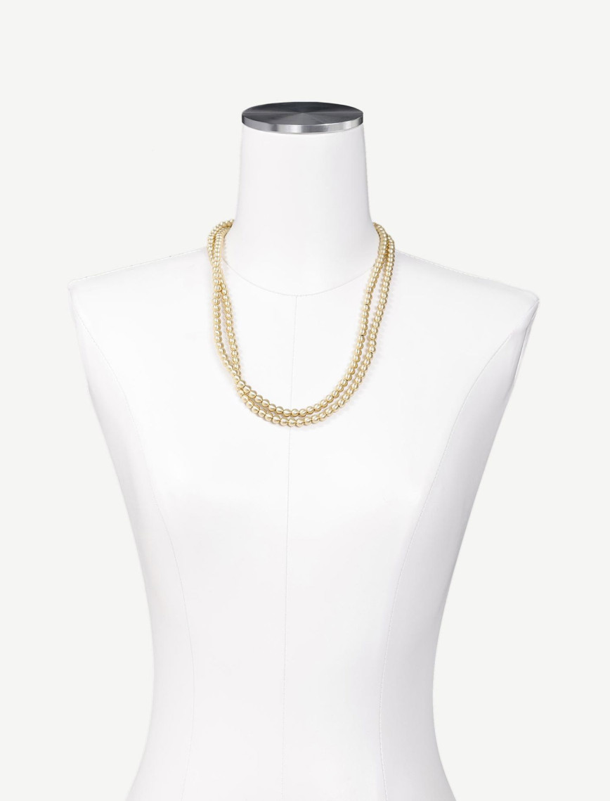 YARGICI Gold Boncuk Detaylı Uzun Kolye YARGICI Gold Boncuk Detaylı Uzun Kolye