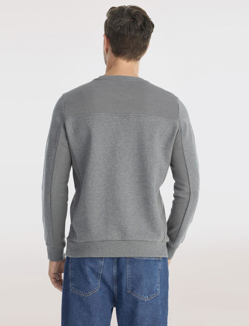 YARGICI Triko Detaylı Sweatshirt YARGICI Triko Detaylı Sweatshirt