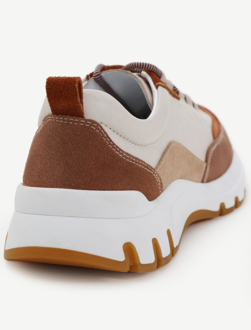 YARGICI Kalın Tabanlı Deri Spor Ayakkabı YARGICI Kalın Tabanlı Deri Spor Ayakkabı