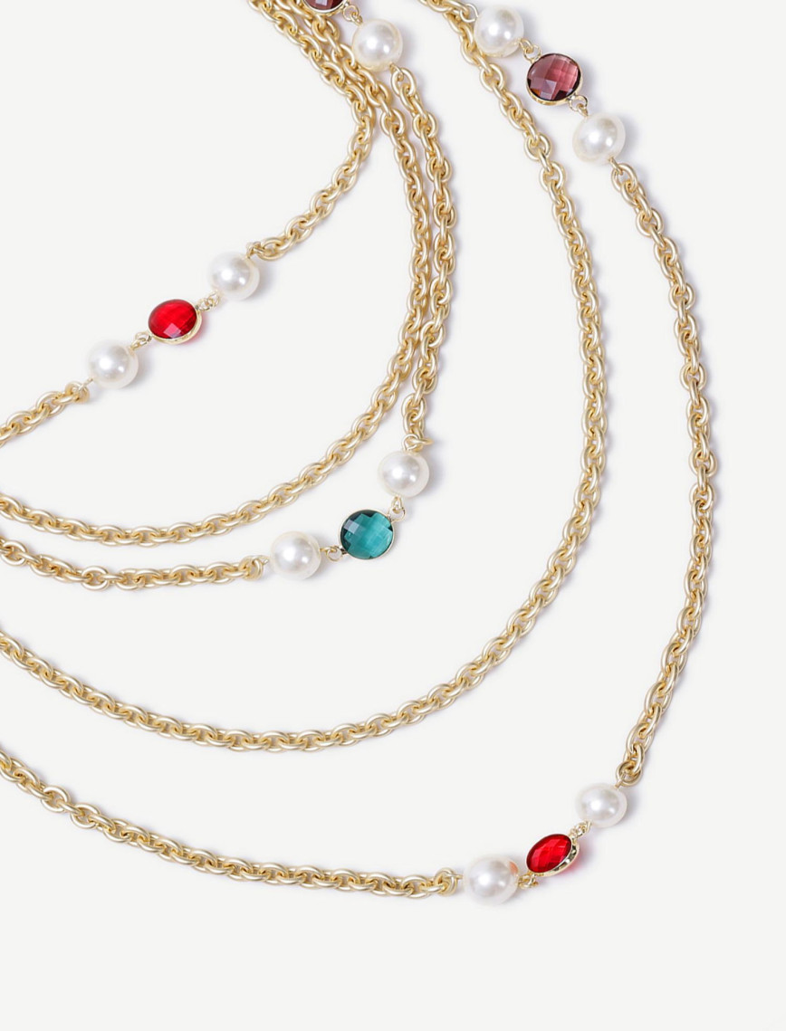 YARGICI Sıralı Zincir Kolye YARGICI Sıralı Zincir Kolye