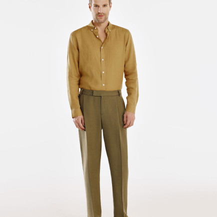 YARGICI Pilili Keten Pantolon YARGICI Pilili Keten Pantolon