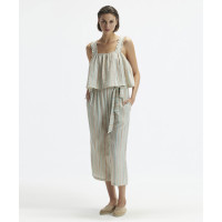 YARGICI Askılı Dökümlü Bluz YARGICI Askılı Dökümlü Bluz