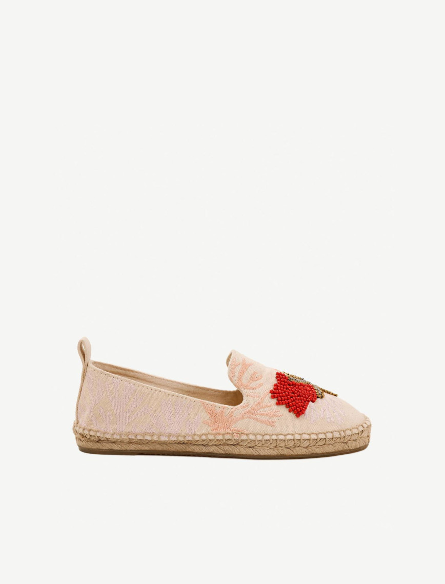 YARGICI Işleme Detaylı Düz Taban Espadril YARGICI Işleme Detaylı Düz Taban Espadril
