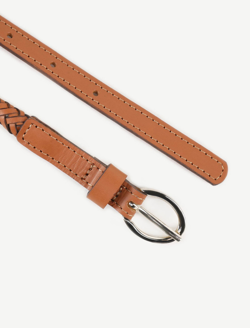 YARGICI İnce Örgülü Deri Kemer YARGICI İnce Örgülü Deri Kemer